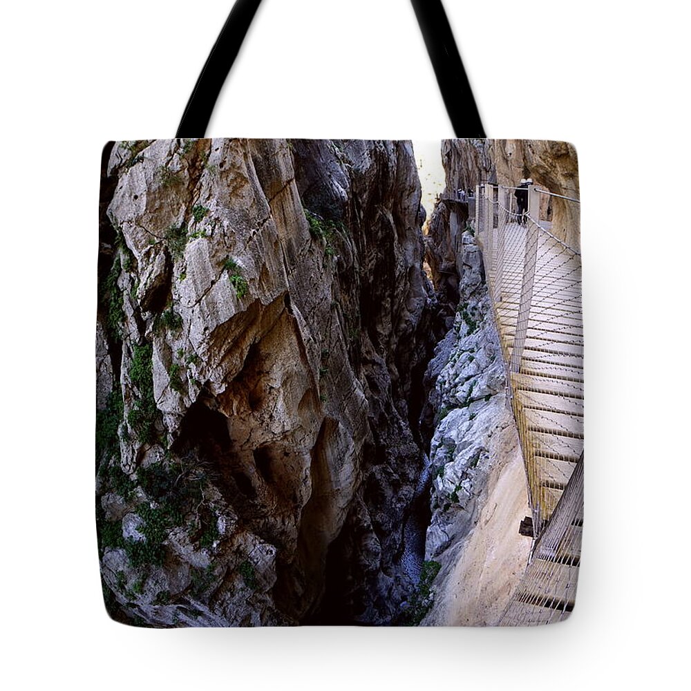  Tote Bag featuring the photograph Caminito del Rey - 1 by Tony Lee