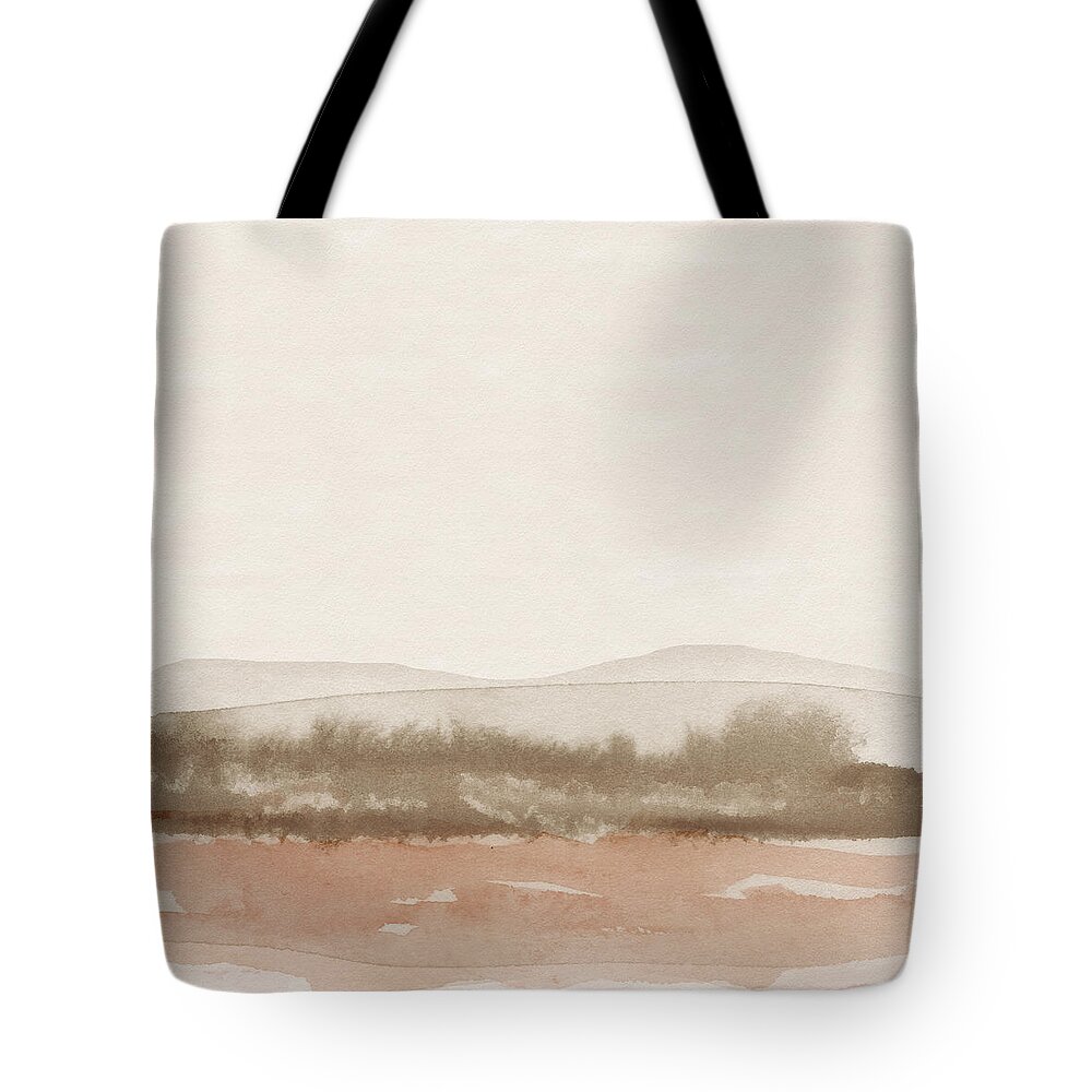 Desert Tote Bag featuring the painting Canyon Landscape 2- Art by Linda Woods by Linda Woods
