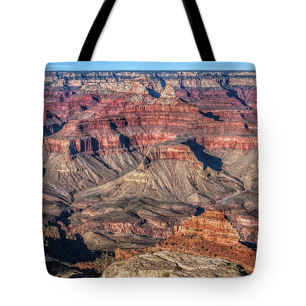 Adventure Tote Bag featuring the photograph Canyon Terraces by John M Bailey