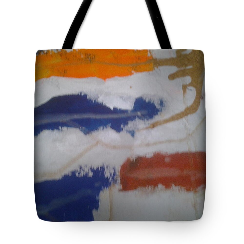  Tote Bag featuring the painting Caos44 by Giuseppe Monti