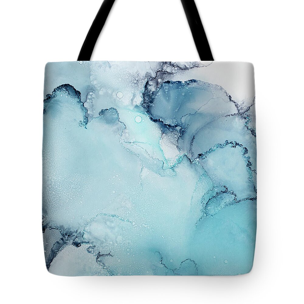 Water Tote Bag featuring the painting Capri by Tamara Nelson