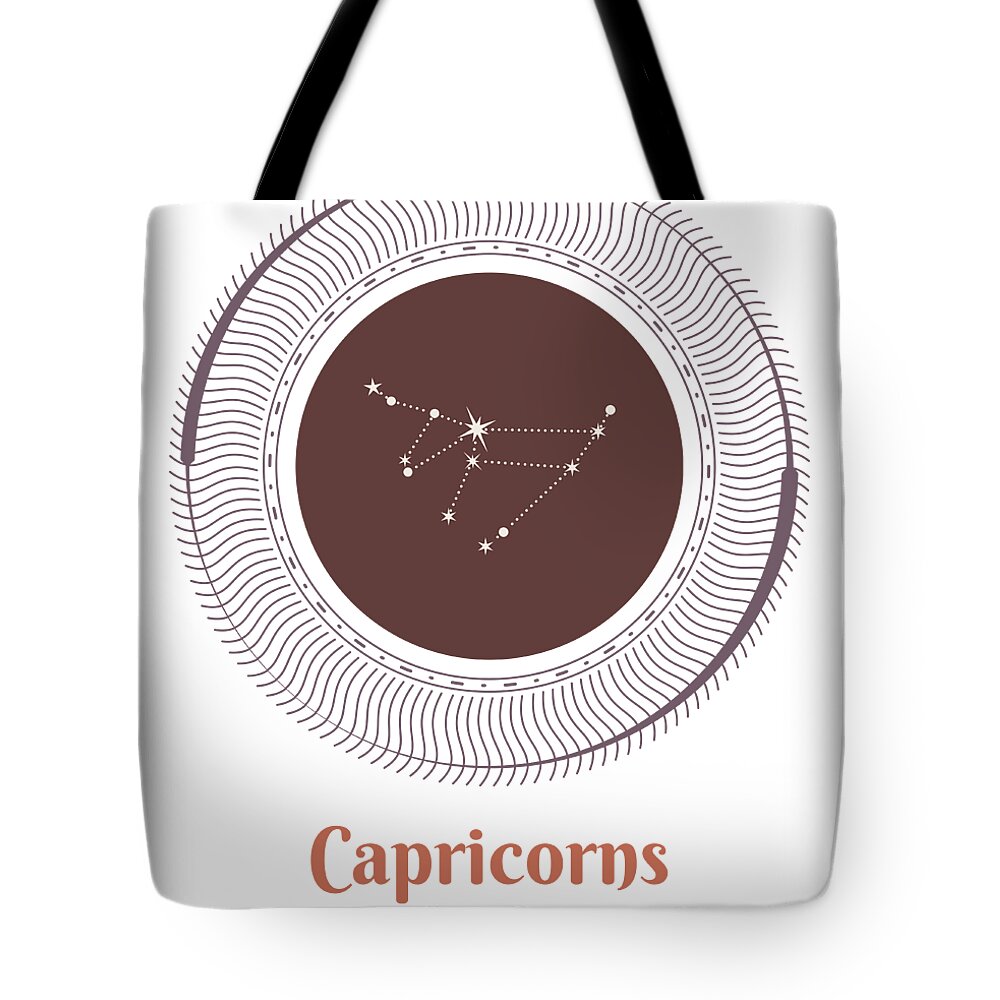 Zodiac Constellations Star Sign Tote Bag