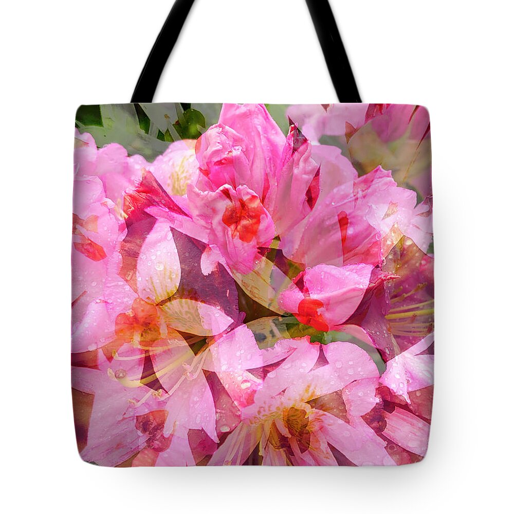 Pink Tote Bag featuring the digital art Carla's Choice by Nancy Olivia Hoffmann