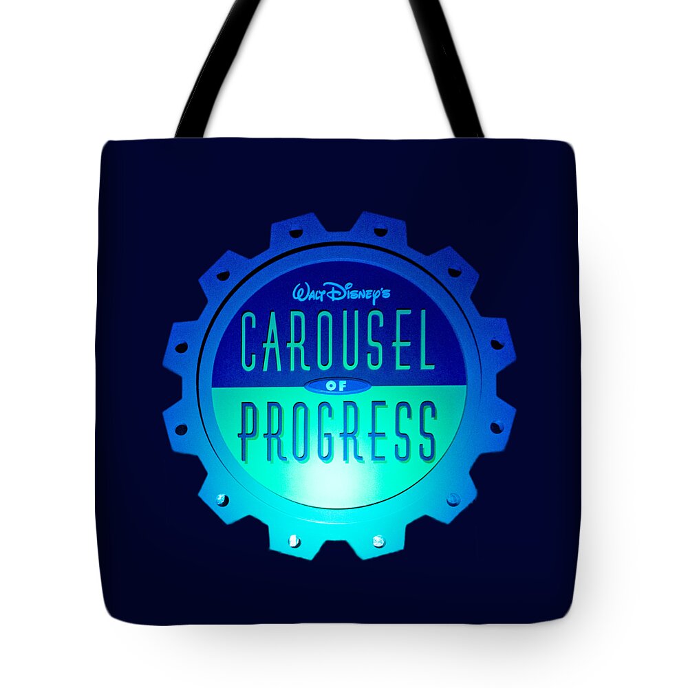 Carousel Of Progress Tote Bag featuring the photograph Carousel of Progress Opening by Mark Andrew Thomas