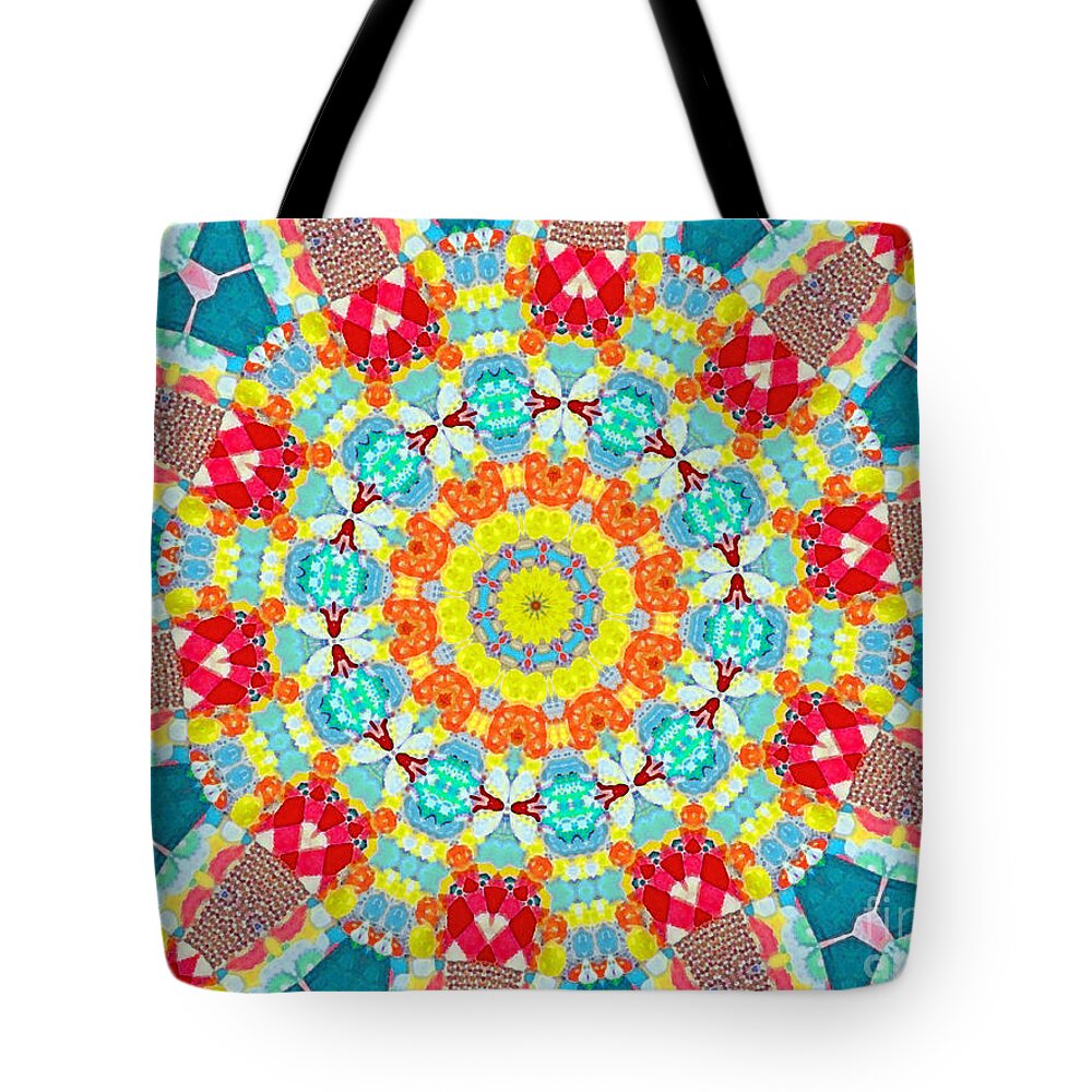  Tote Bag featuring the photograph Cartwheel Quilt by Shirley Moravec