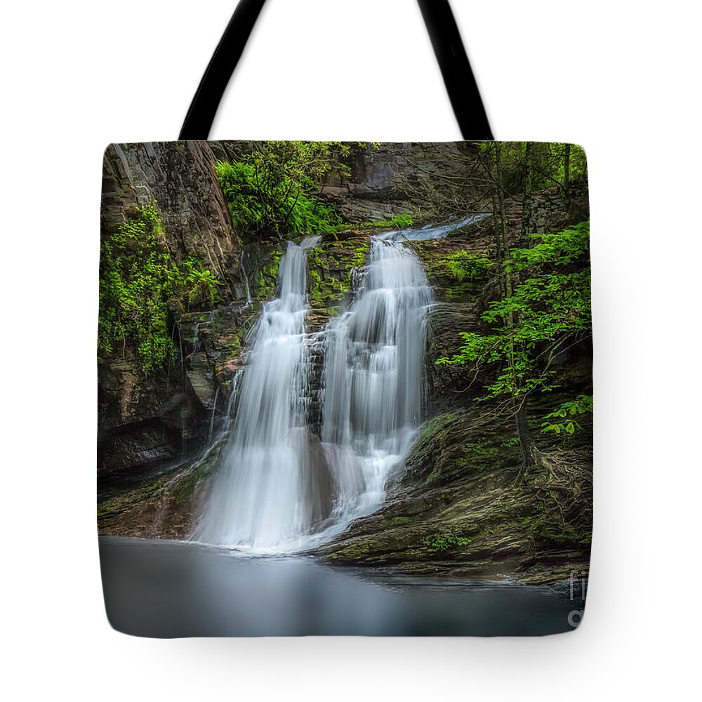 Cascades Tote Bag featuring the photograph Cascades at Hanging Rock by Shelia Hunt