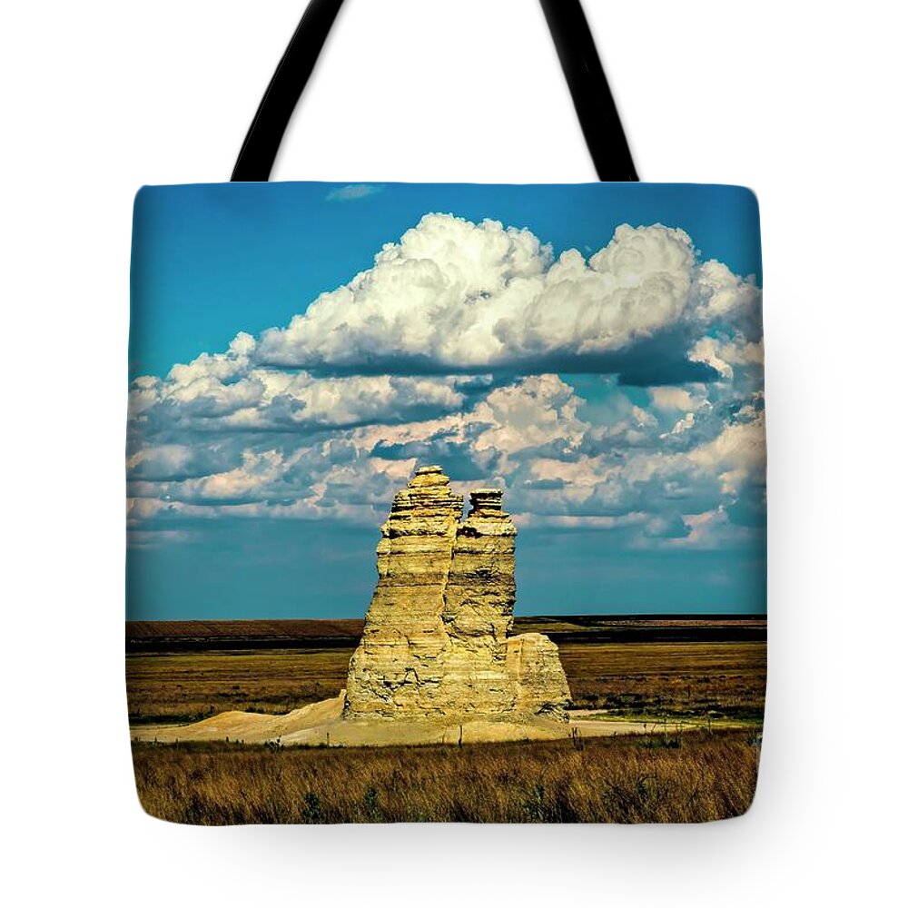 Jon Burch Tote Bag featuring the photograph Castle Rock by Jon Burch Photography