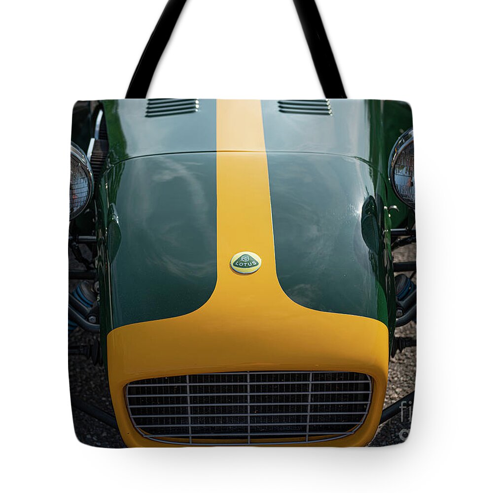 Lotus Tote Bag featuring the photograph Caterham Super 7 by Dale Powell