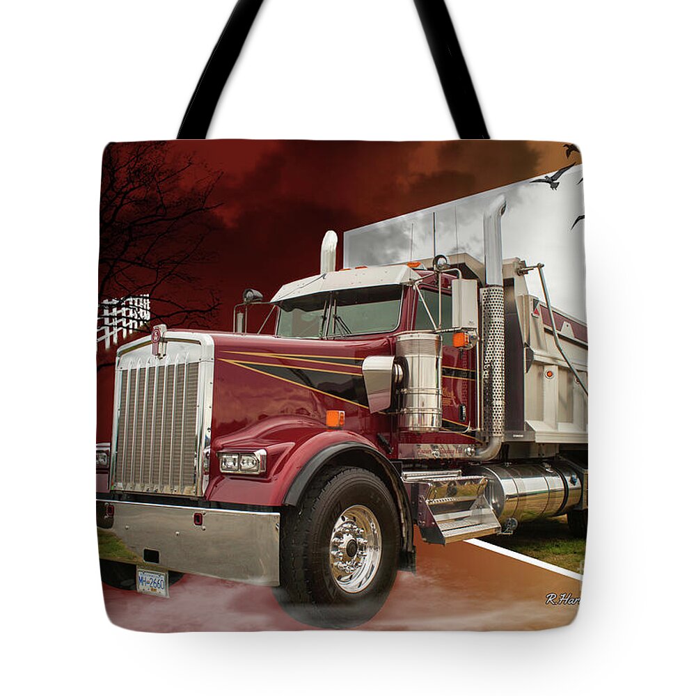 Big Rigs Tote Bag featuring the photograph Catr9449a-19 by Randy Harris