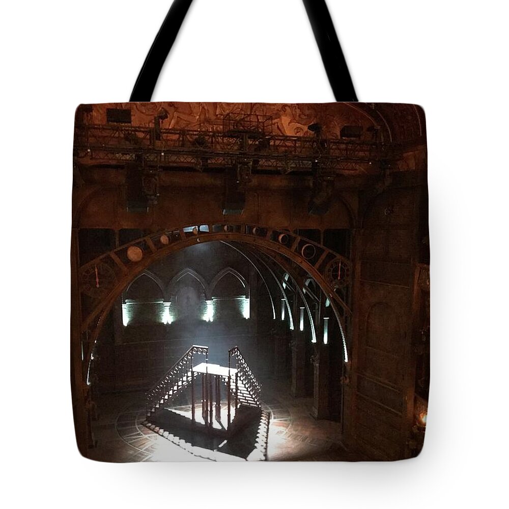 Stage Tote Bag featuring the photograph Centerstage by Lee Darnell