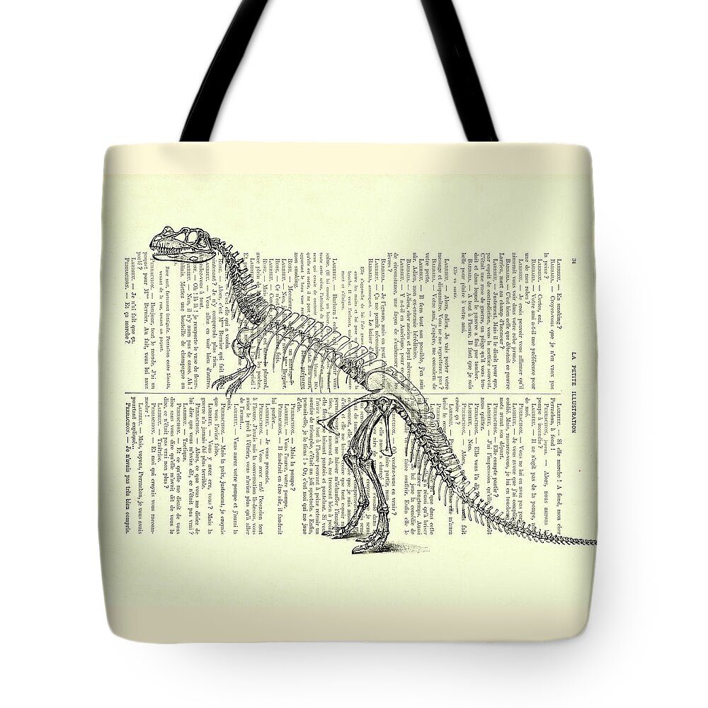 Dinosauria Tote Bags