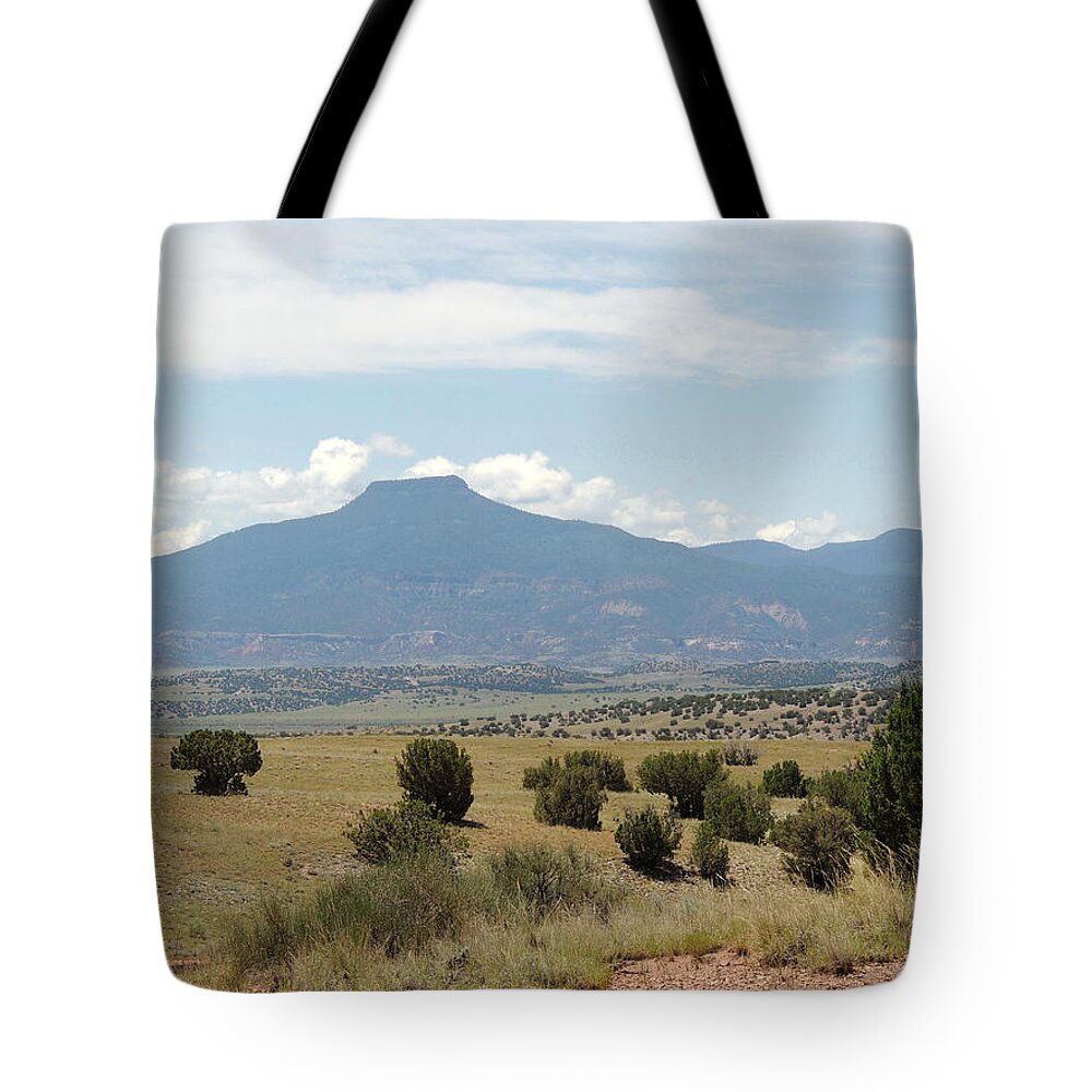 Ghost Tote Bag featuring the photograph Cerro Pedernal by Gordon Beck