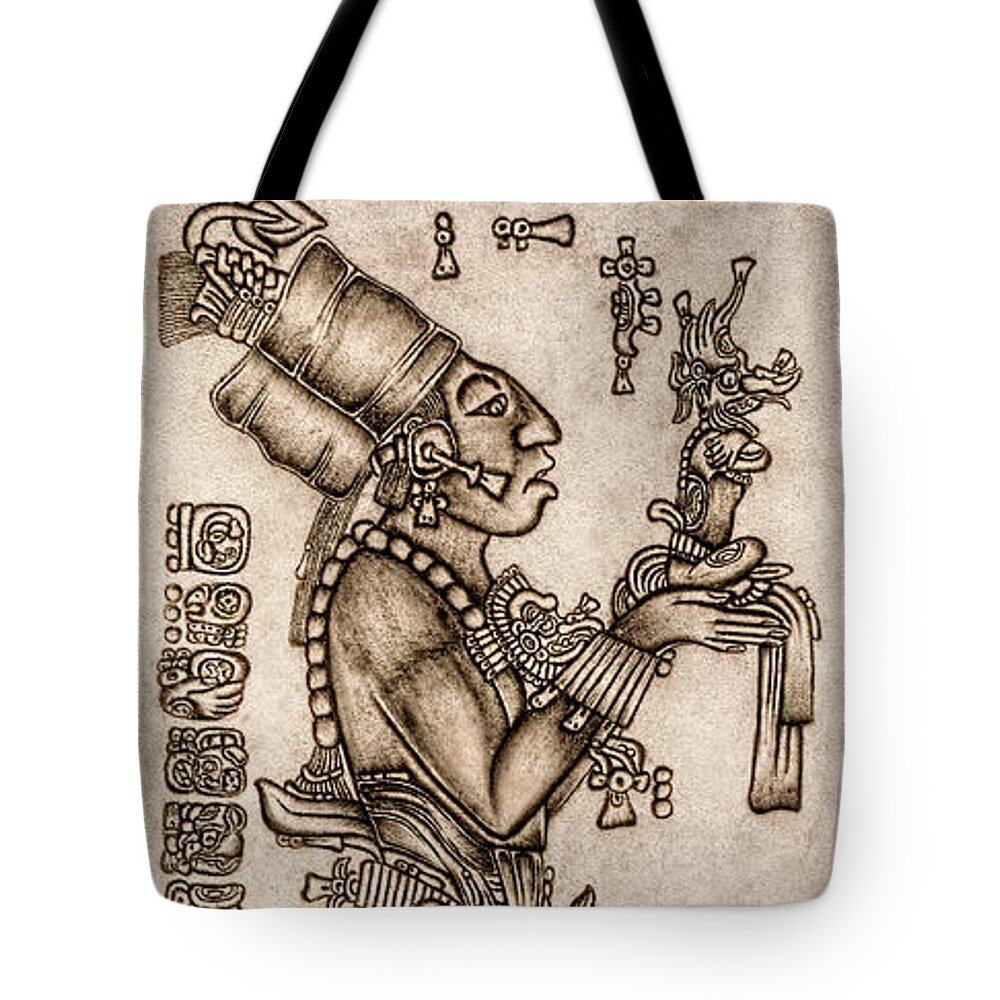 Chan Bahlum Tote Bag featuring the photograph Chan Bahlum by Weston Westmoreland