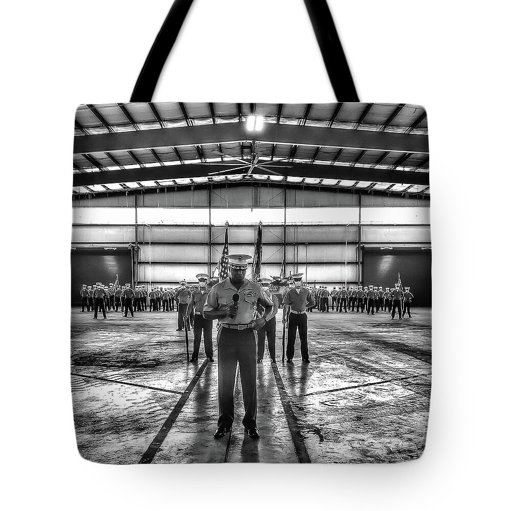  Tote Bag featuring the photograph Change of Command by Al Harden