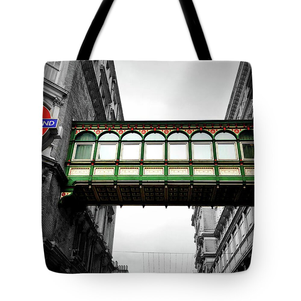 Charing Tote Bag featuring the photograph Charing Cross Passage by Jim Albritton