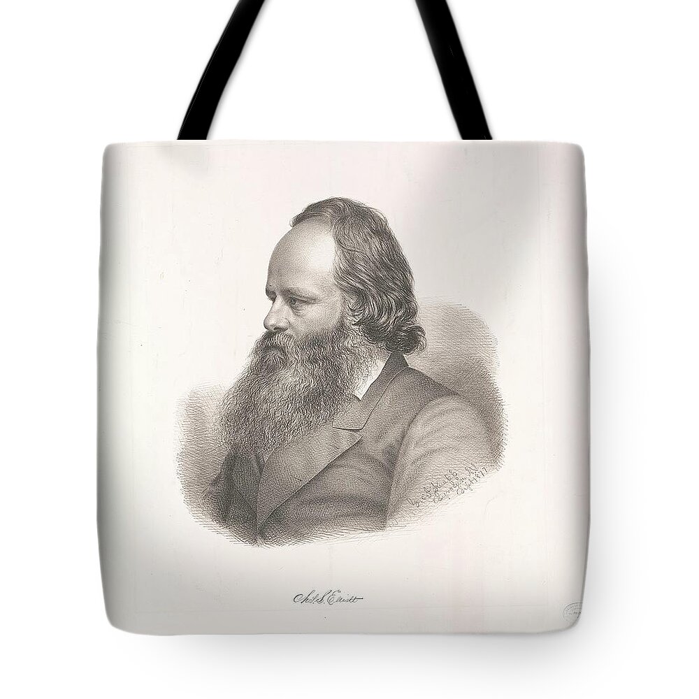 Chas Tote Bag featuring the photograph Chas L Elliott Geo K Knapp Syracuse NY Sept 1877 by Paul Fearn