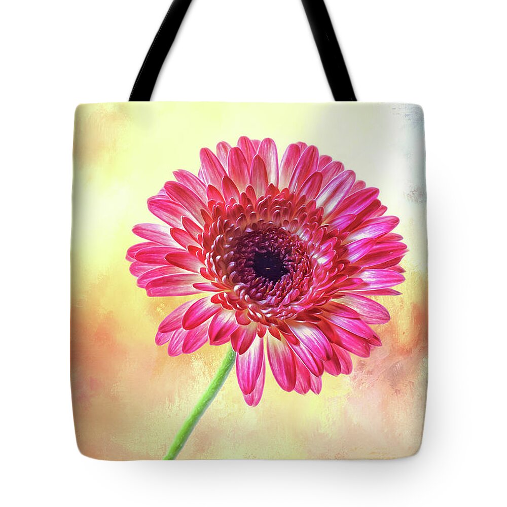 Flower Tote Bag featuring the photograph Chasing Delight by Bill and Linda Tiepelman