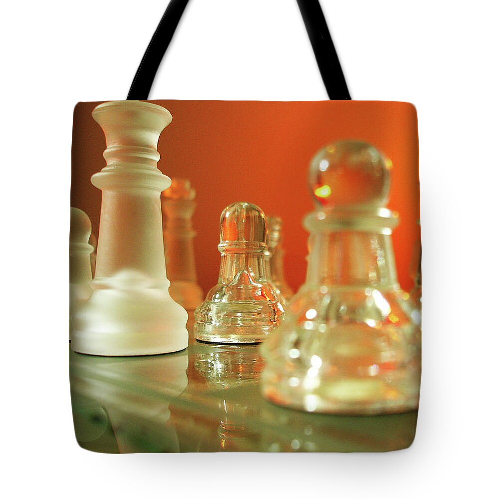 Chess Tote Bag featuring the photograph Checkmate by David Beechum