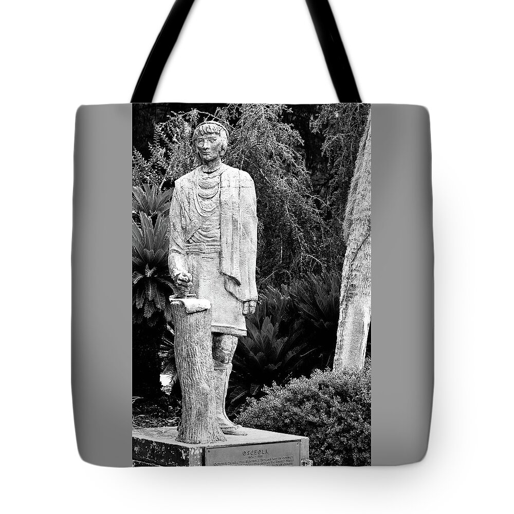 Chief Osceola Tote Bag featuring the photograph Chief Osceola by Warren Thompson
