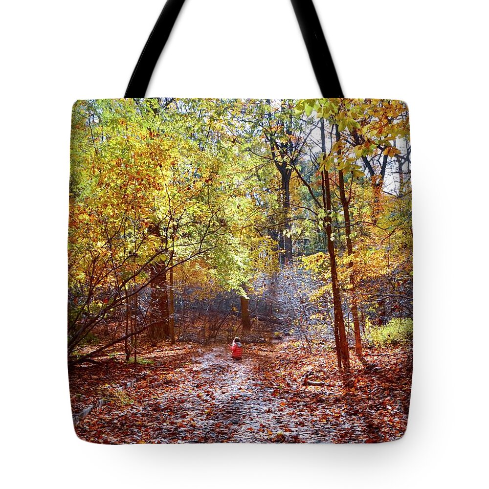 Forest Tote Bag featuring the photograph Child of the Forest by Shannon Kelly