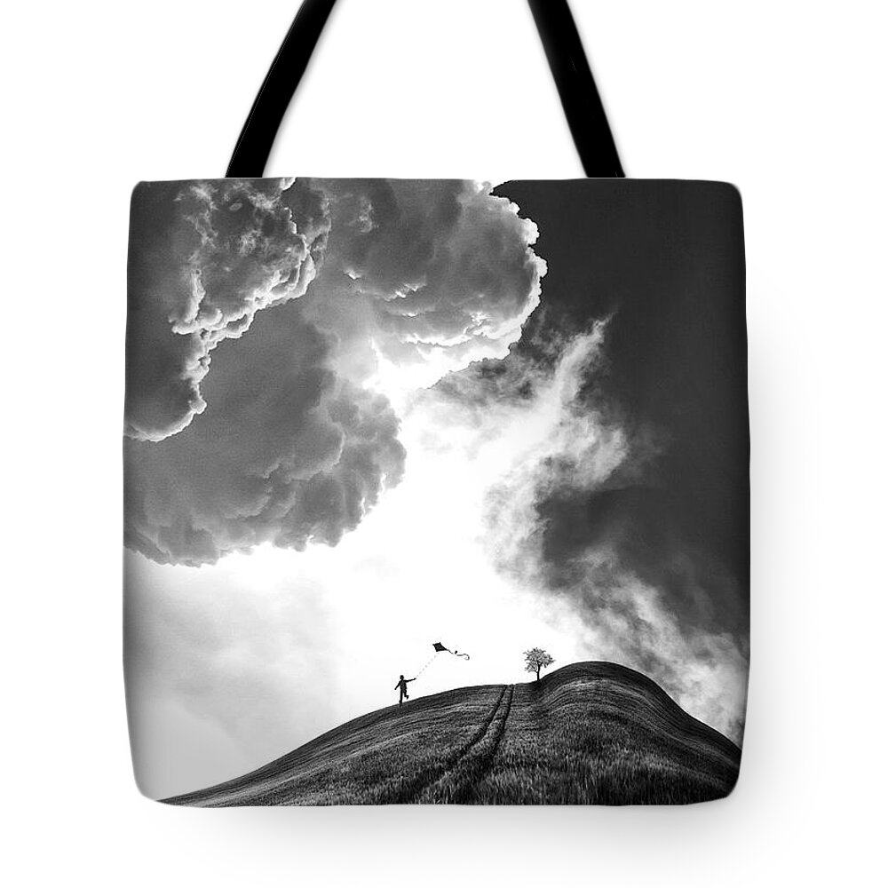Fine Art Tote Bag featuring the photograph Childhood by Sofie Conte
