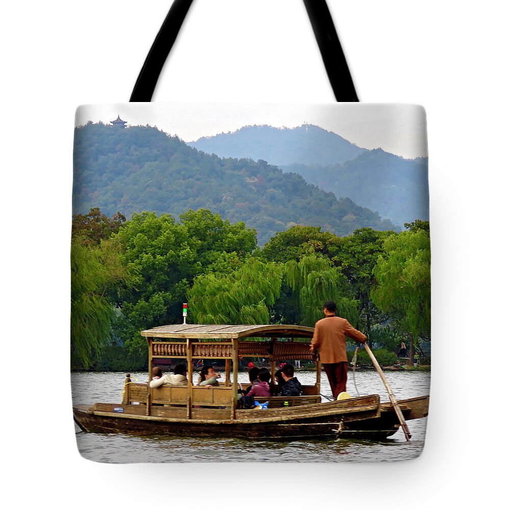 China Tote Bag featuring the photograph China Cruise by Kerry Obrist