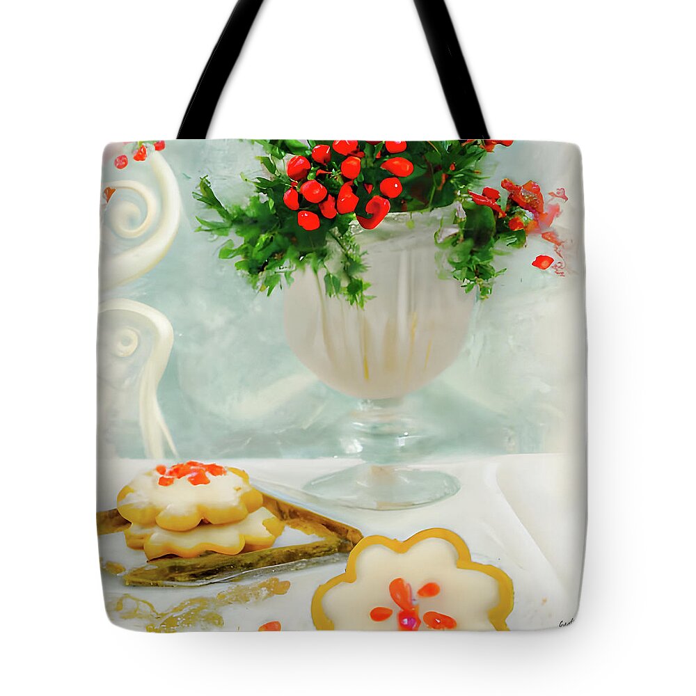 Ai Tote Bag featuring the digital art Christmas Sugar Cookies by Cindy's Creative Corner