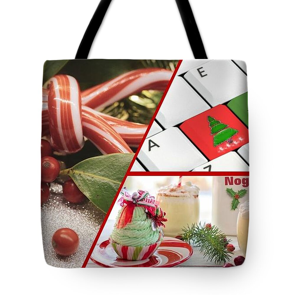 Merry Christmas Tote Bag featuring the photograph Christmas Sweets by Nancy Ayanna Wyatt
