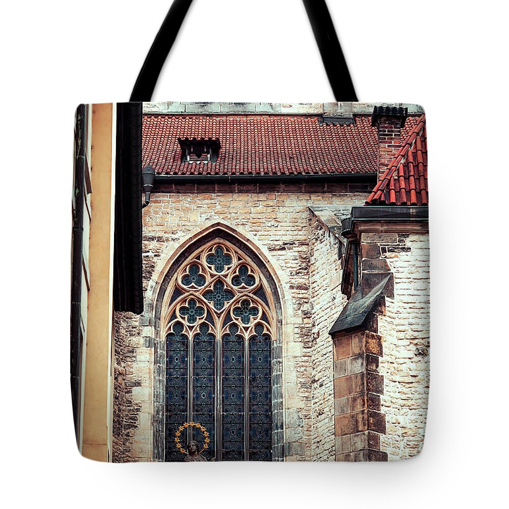 Jenny Rainbow Fine Art Photography Tote Bag featuring the photograph Church of Our Lady before Tyn in Prague by Jenny Rainbow