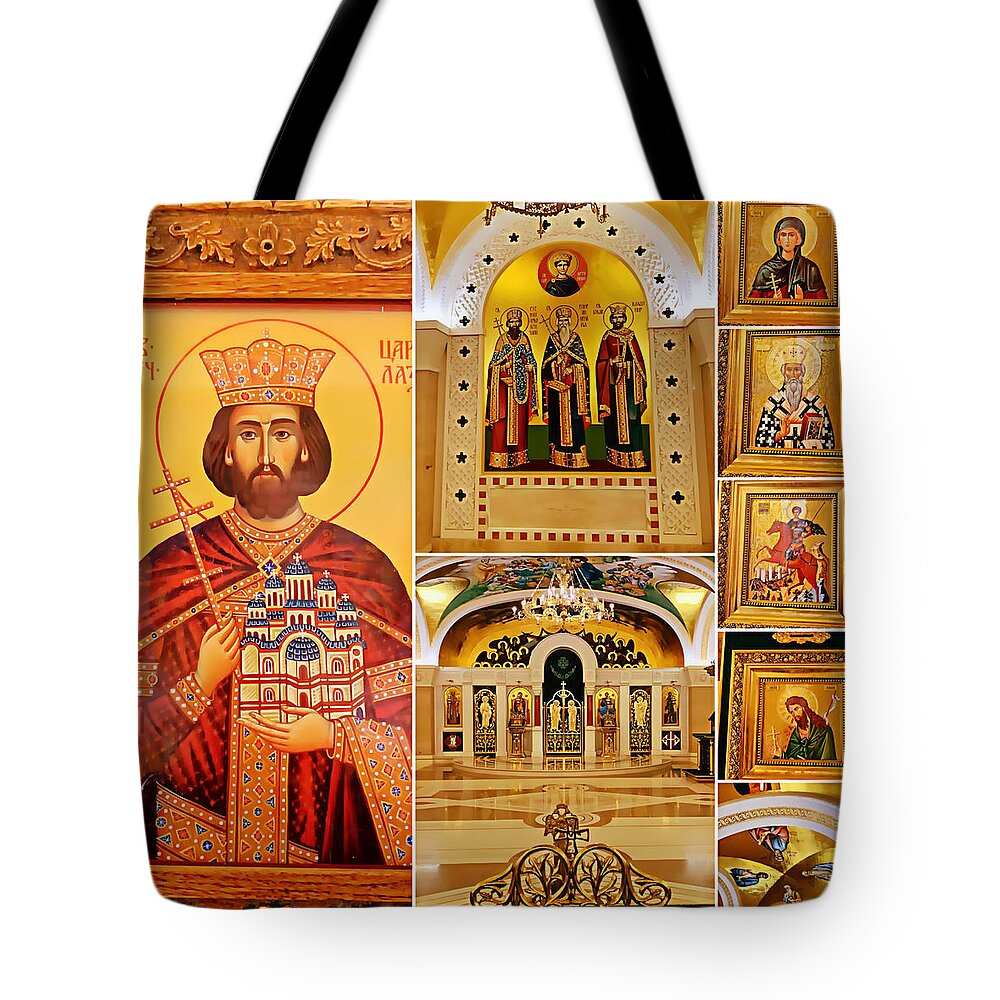 Church Of Saint Sava Tote Bag featuring the digital art Church of Saint Sava by Don Wright