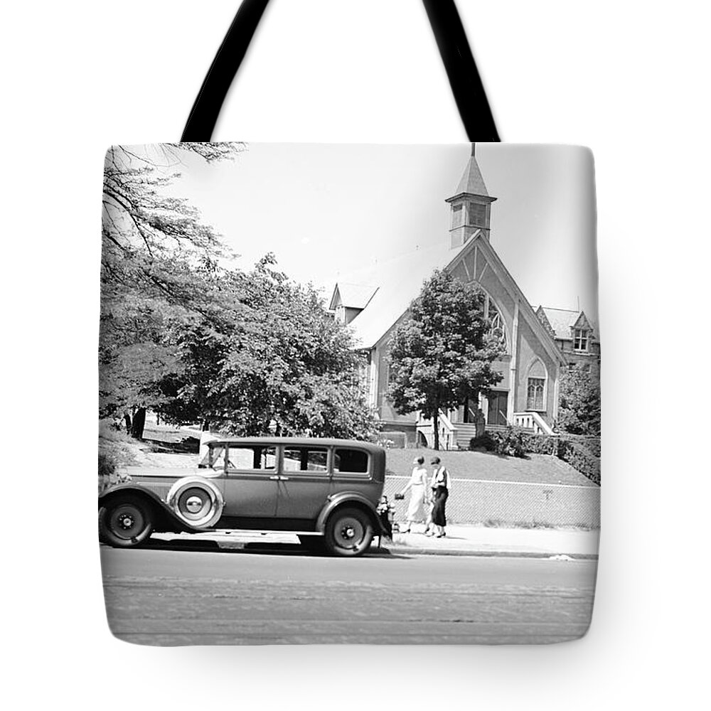 Good Shepherd Tote Bag featuring the photograph Church of the Good Shepherd by Cole Thompson