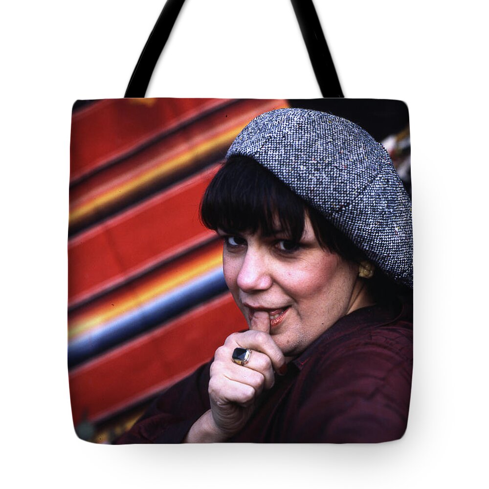 Portrait Tote Bag featuring the photograph Cindy by Lee Santa