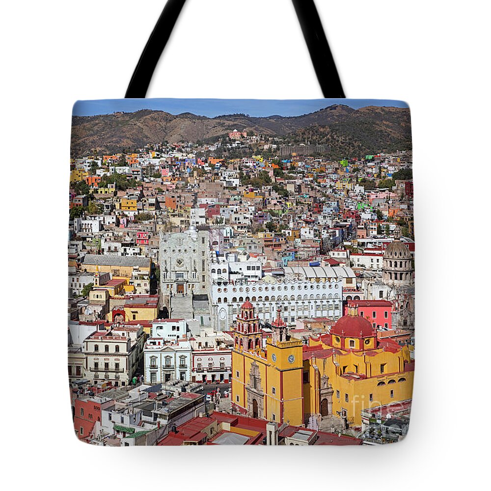 17th Century Tote Bag featuring the photograph City Guanajuato, Mexico by Arterra Picture Library