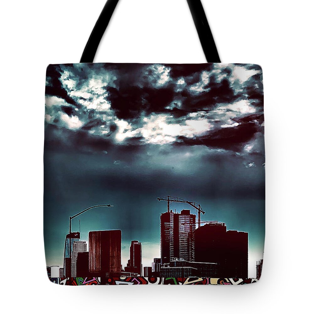 Buffy The Vampire Slayer Tote Bag featuring the photograph City of One Devil by Nicholas Brendon