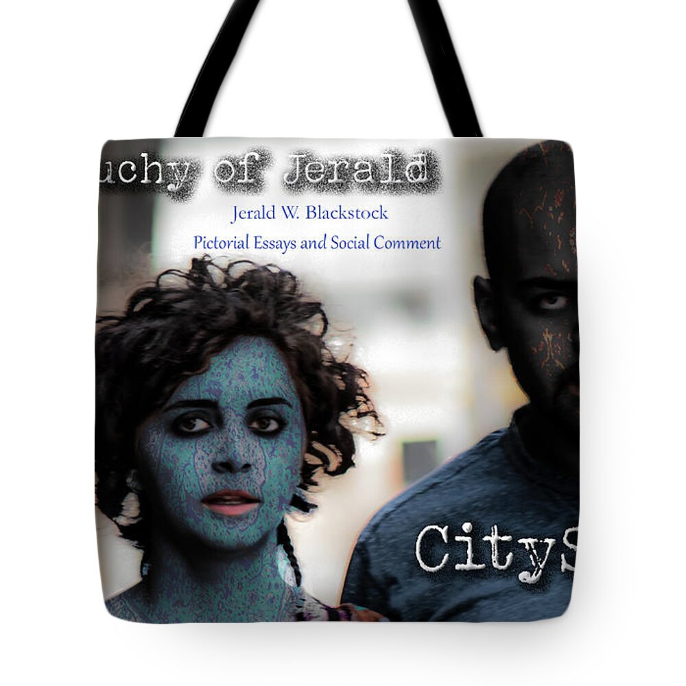  Tote Bag featuring the digital art Cityscape by Jerald Blackstock