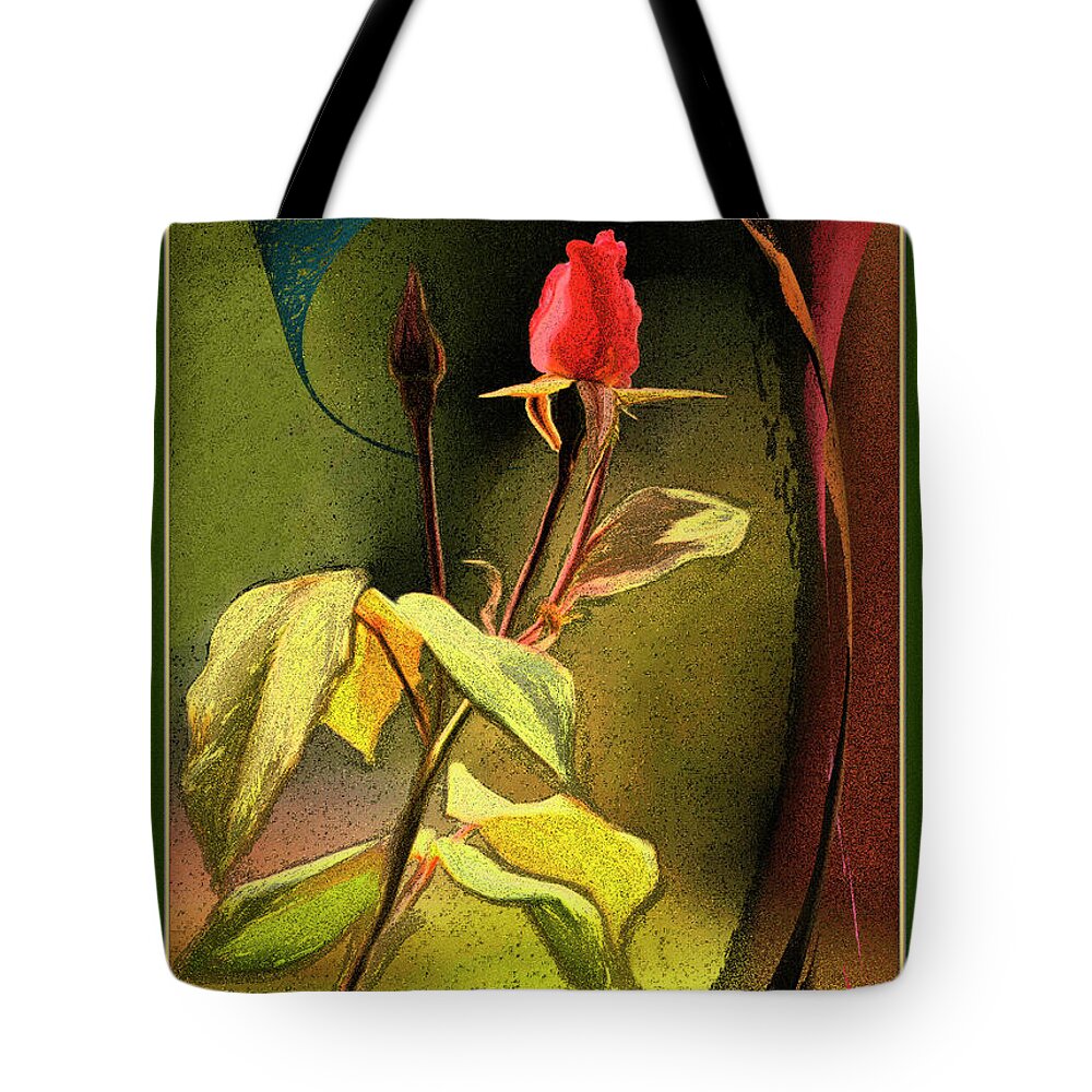 Clear Answer Tote Bag featuring the digital art Clear Answer by Leo Symon