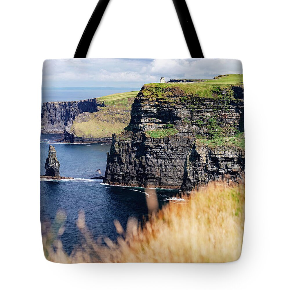 Eire Tote Bag featuring the photograph Cliffs of Moher by Francesco Riccardo Iacomino