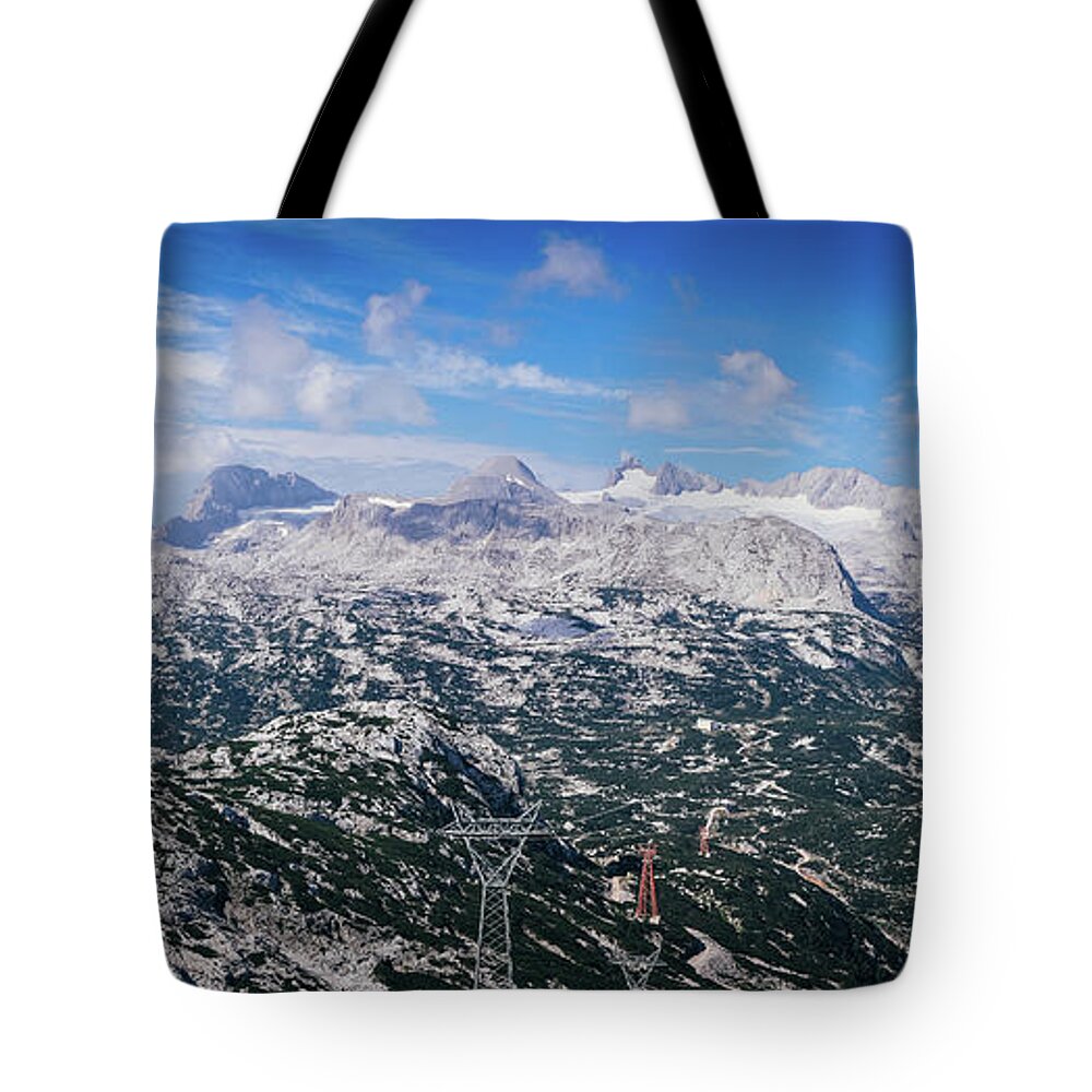 View Tote Bag featuring the photograph Hoher Dachstein by Vaclav Sonnek