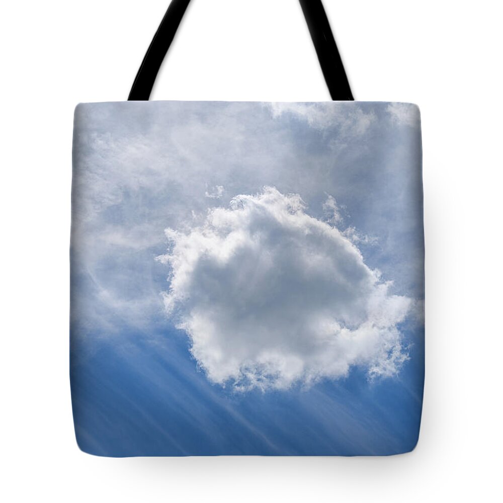 Cloud Tote Bag featuring the photograph Cloud by Andrew Lalchan