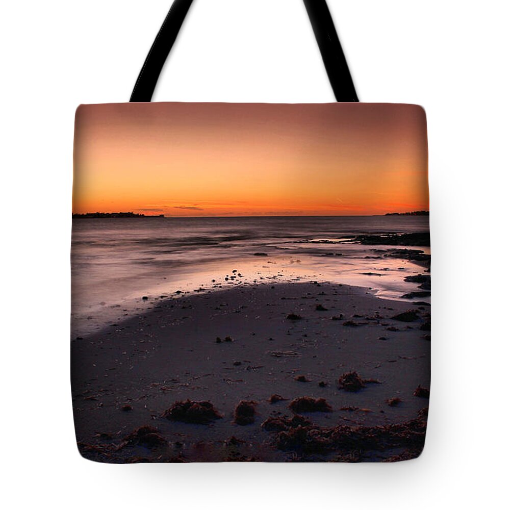 Seascape Tote Bag featuring the photograph Cloudless by Montez Kerr