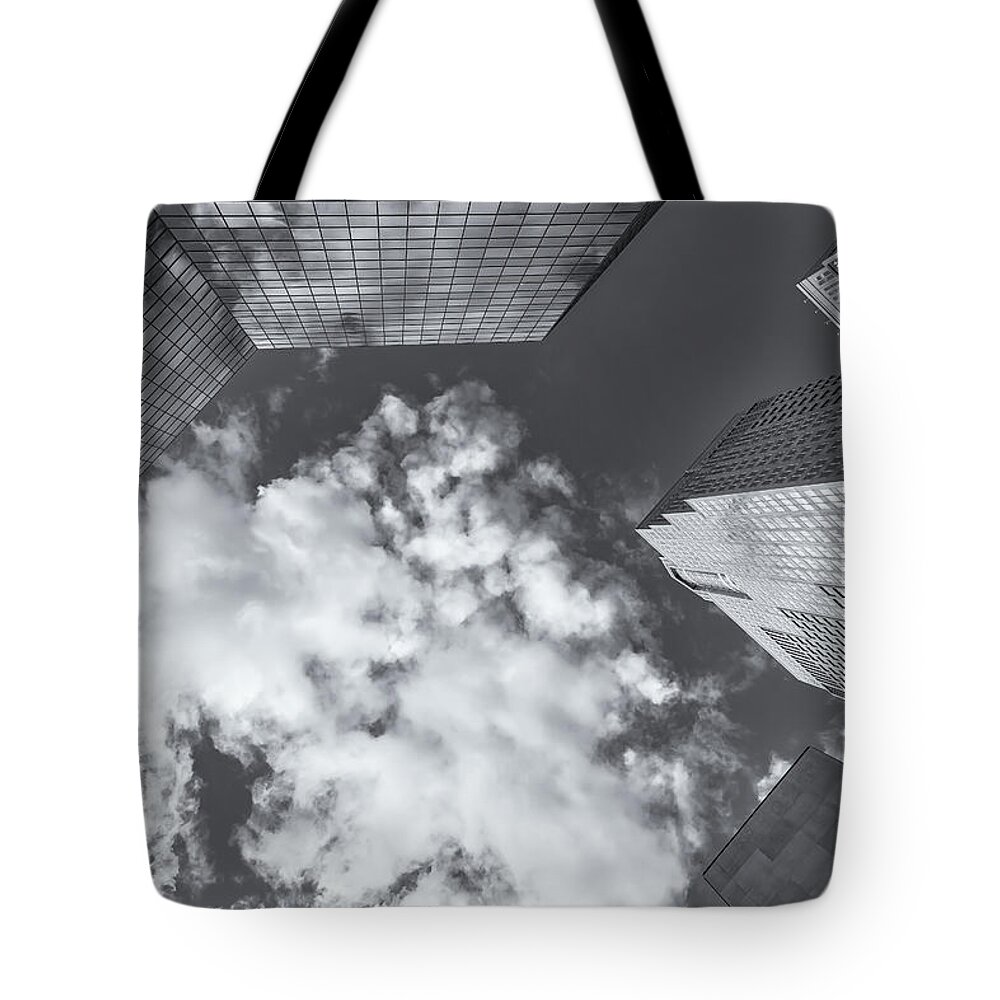 Alberta Tote Bag featuring the photograph Clouds Bw 2 by Jonathan Nguyen