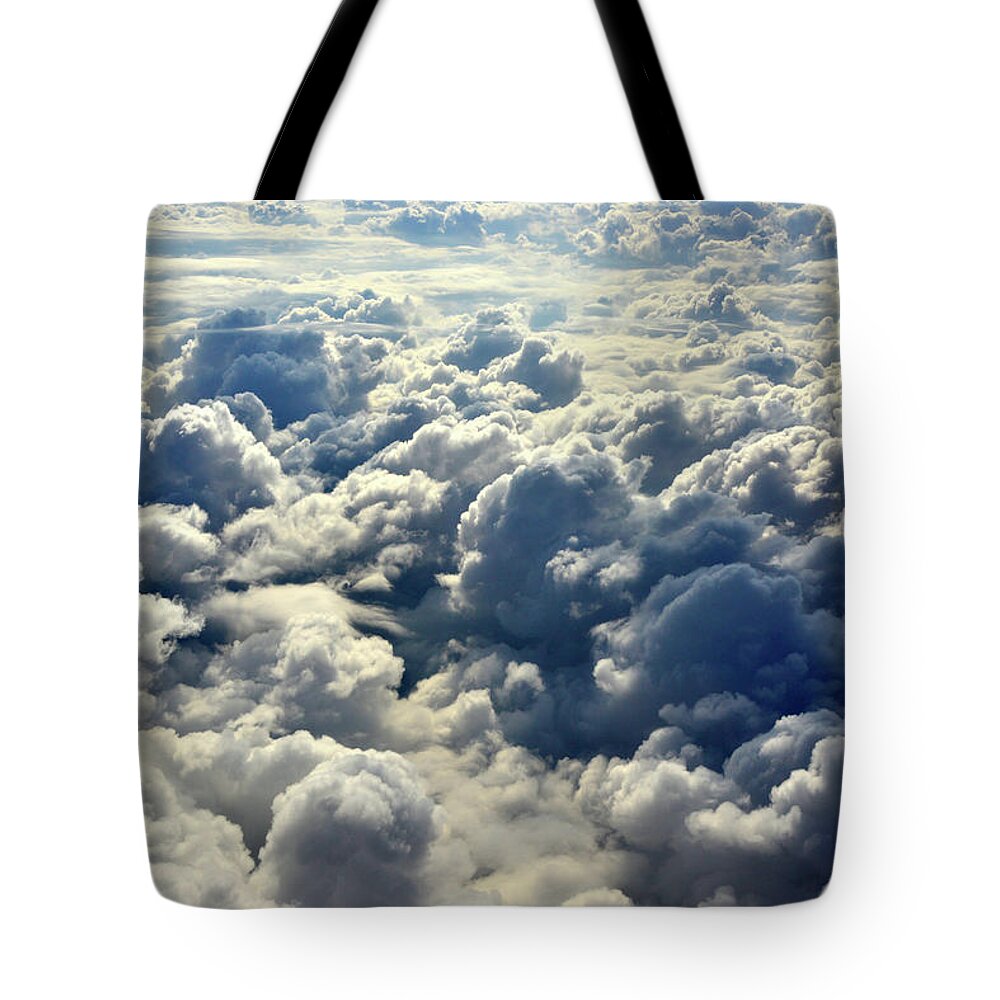 Cloud Tote Bag featuring the photograph Clouds by Chris Smith