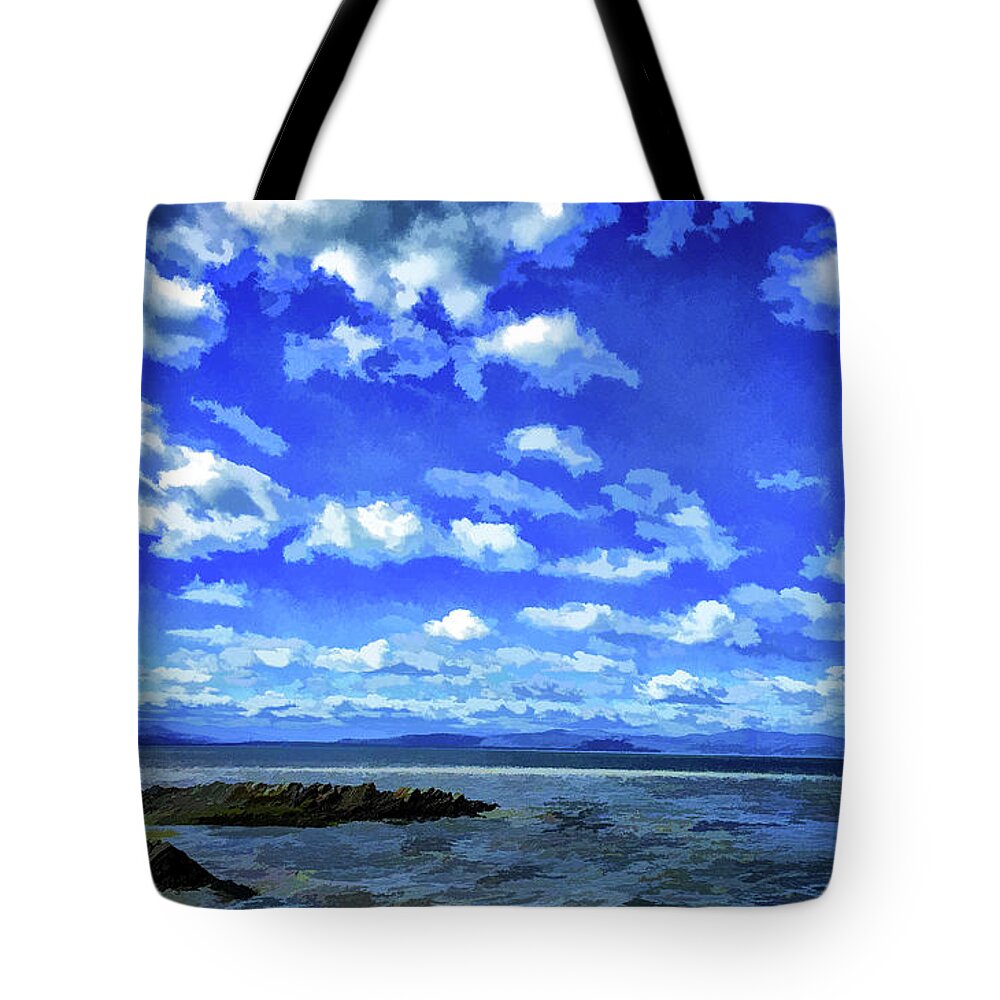 2016 Tote Bag featuring the photograph Clouds over St Lawrence by Monroe Payne