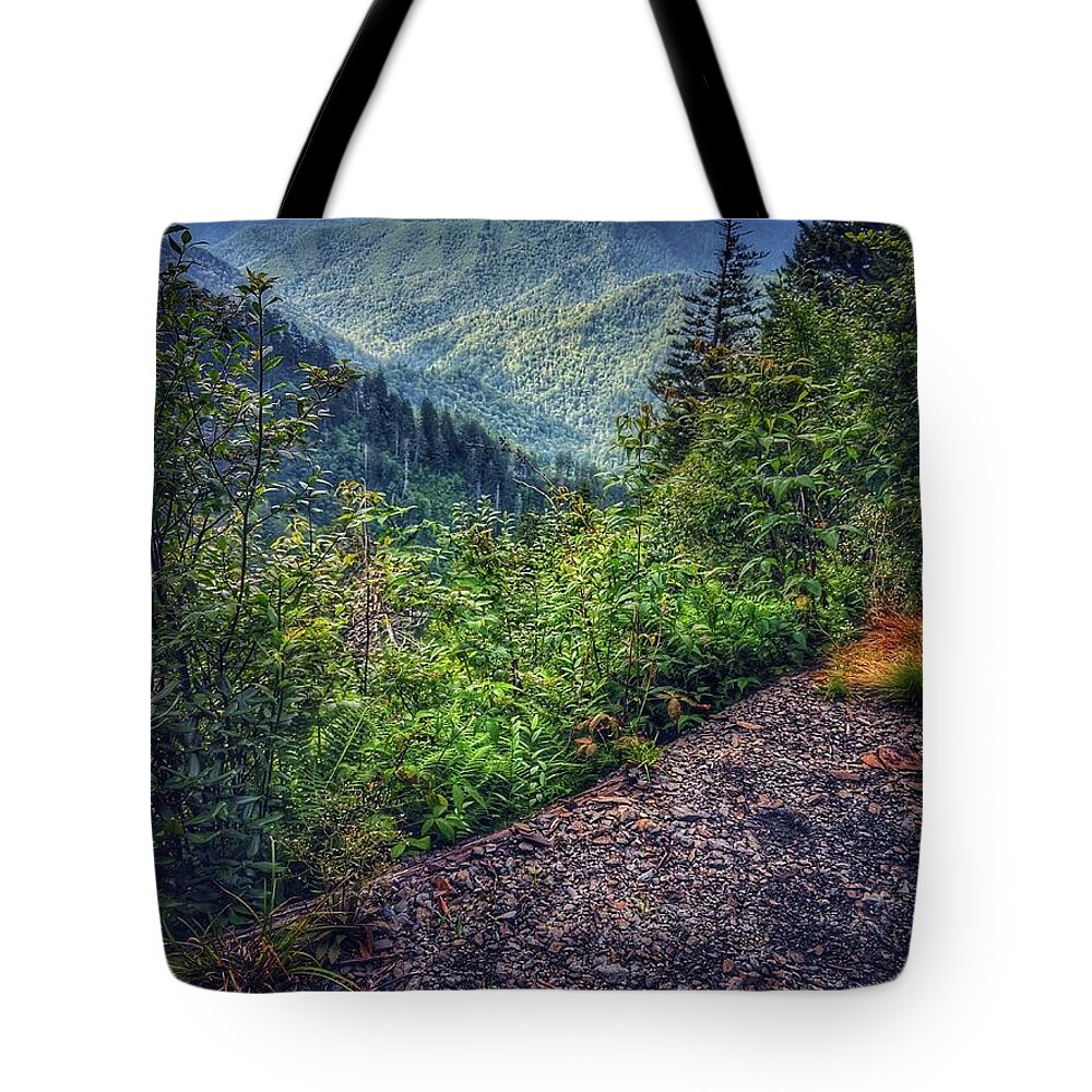 Photo Tote Bag featuring the photograph Clouds over the Smokies by Evan Foster