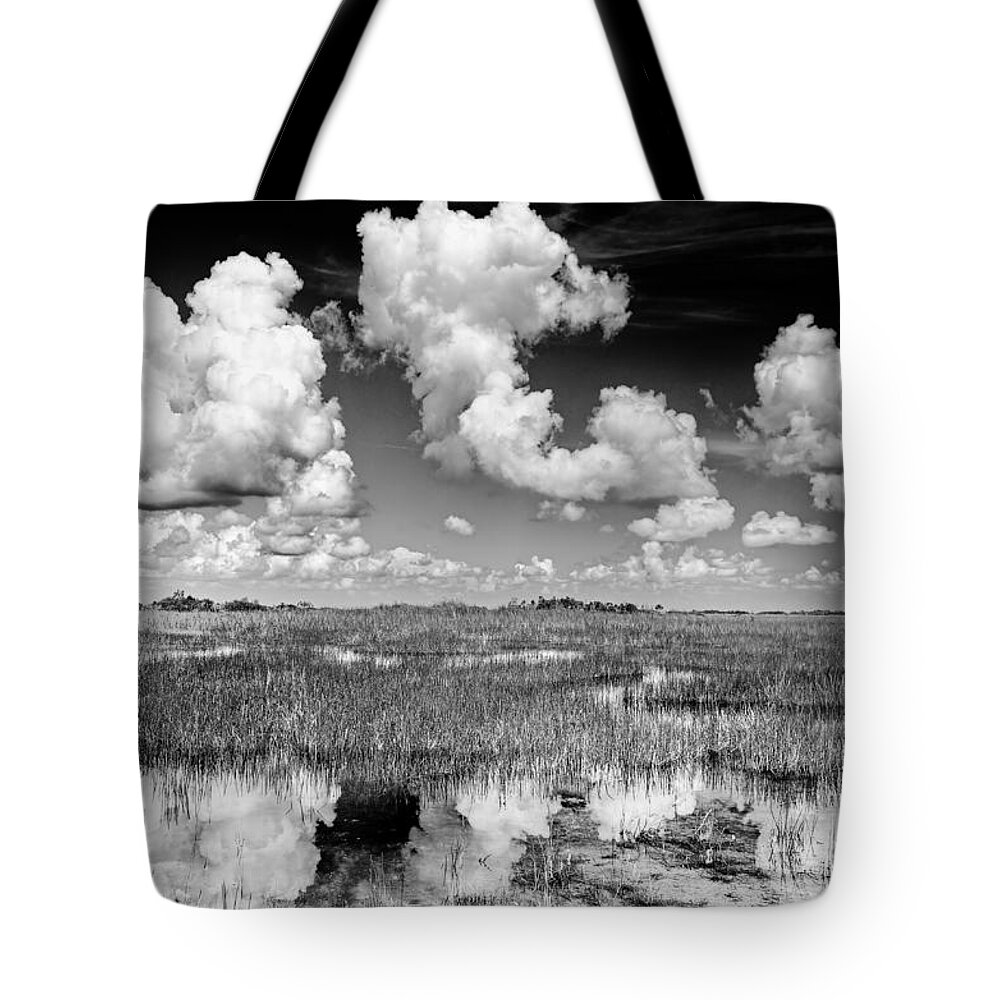 Cloud Tote Bag featuring the photograph Clouds Reflection by Rudy Umans