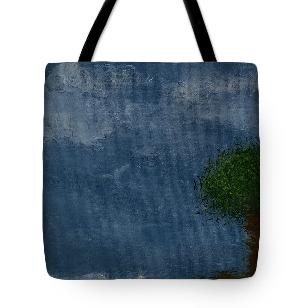 Coastal Tote Bag featuring the painting Coastal Peace by Joe Loffredo