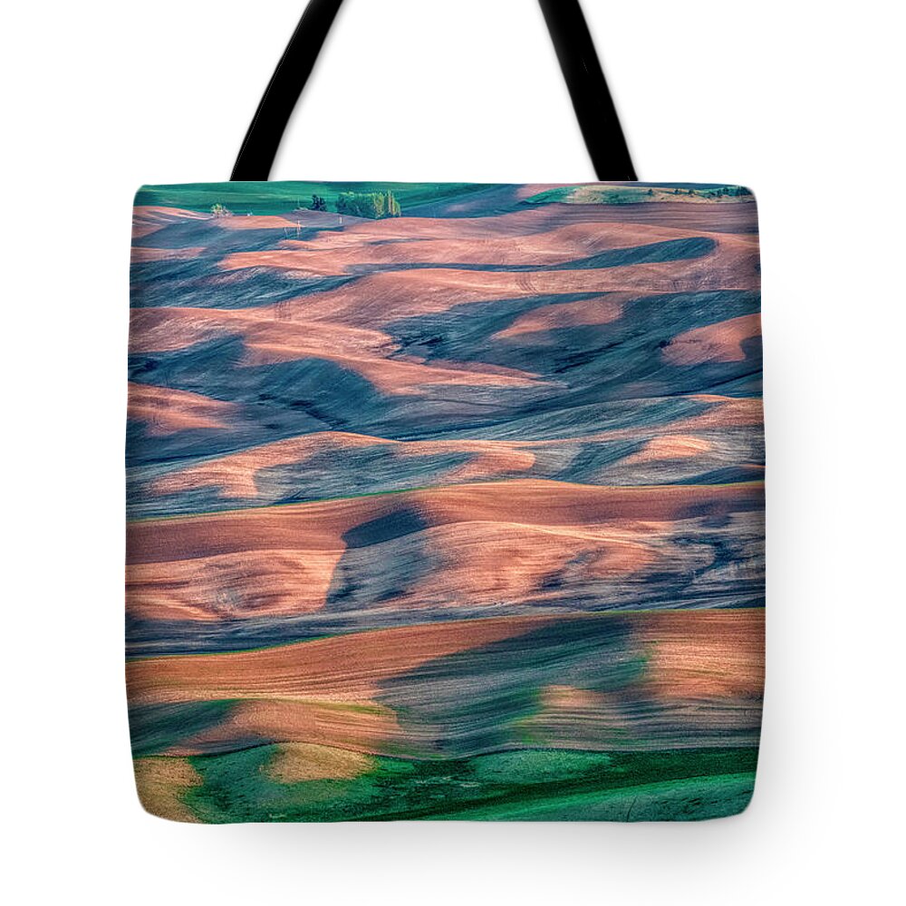 Landscape Tote Bag featuring the photograph Coat of Many Colors by Pamela Dunn-Parrish