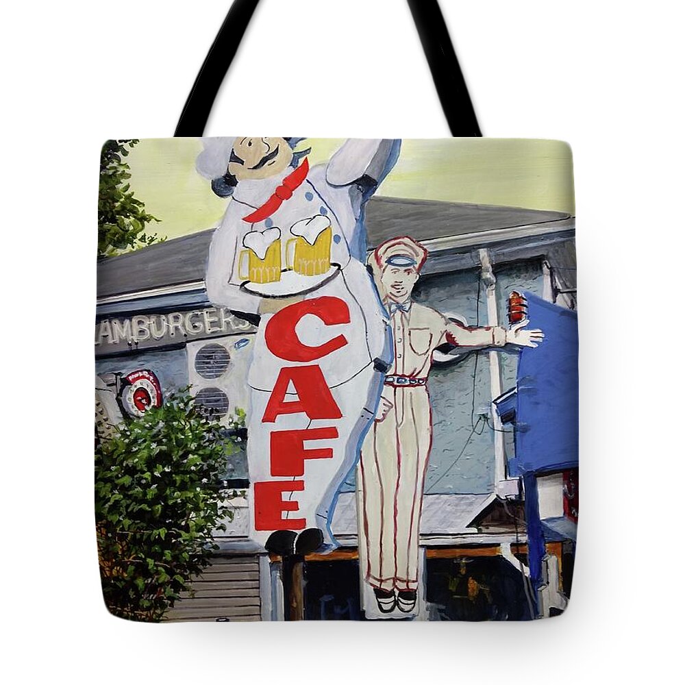 Americana Tote Bag featuring the painting Collection #1 by William Brody