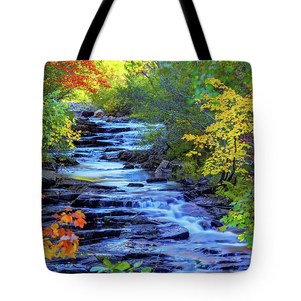Color Alley Tote Bag featuring the photograph Color Alley by Chad Dutson