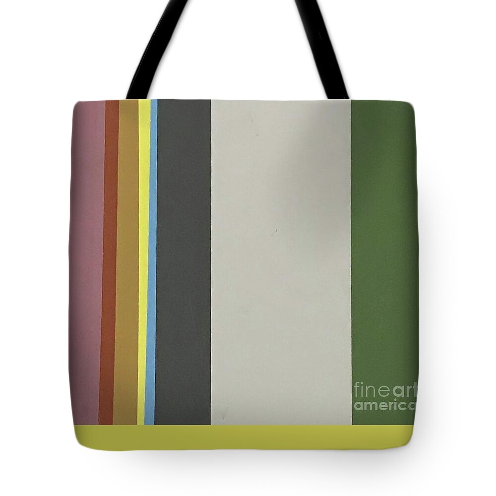 Original Art Work Tote Bag featuring the mixed media Color Illusion #7 by Theresa Honeycheck